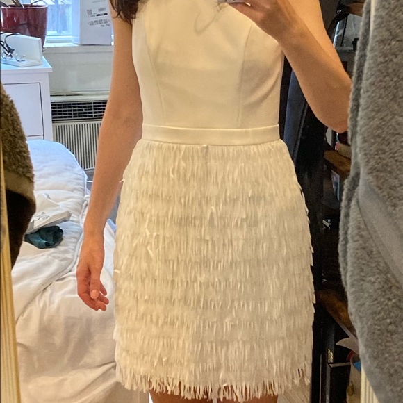 BHLDN Aidan Mattox Promenade Fringe Dress - Picture 3 of 3
